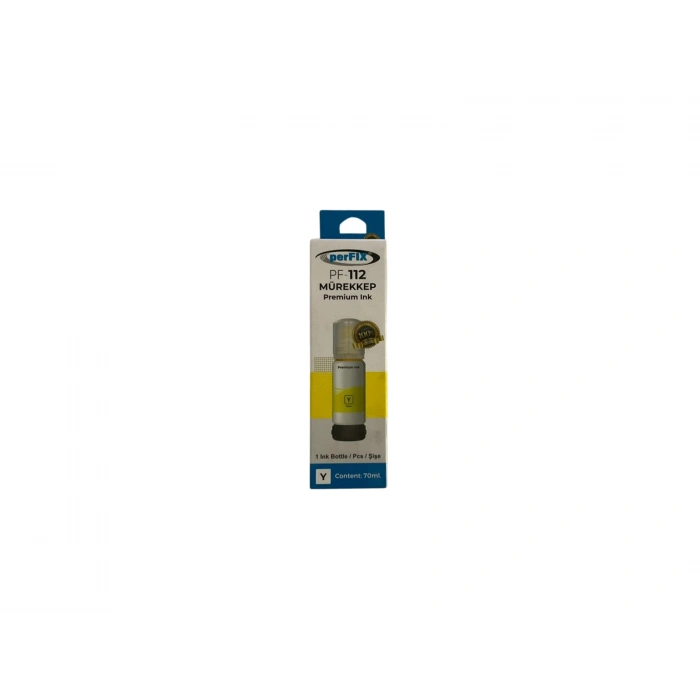 perFIX PF T112Y  Sarı Şişeli Mürekkep (70 ml )
