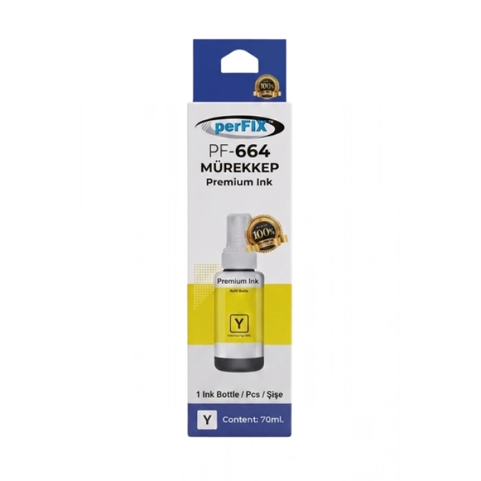 perFIX PF T6733  Kırmızı  Şişeli Mürekkep (70 ml )