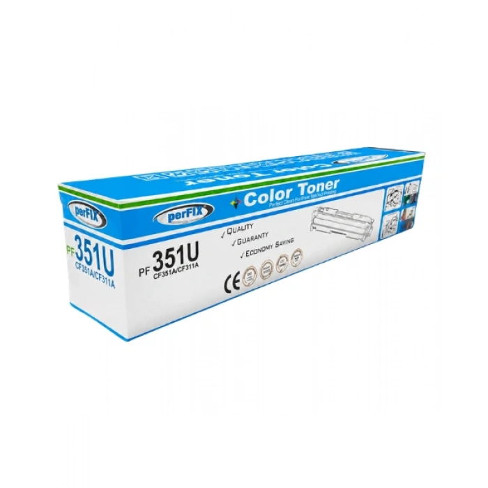 PFX Hp CF351U-Mavi Universal CF351A / CE311A-130A-126A Laser Toner 1K