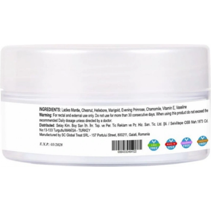 Piles Cream Bitkisel Içerikli Anında Etkili Bakım Kremi 50 ml