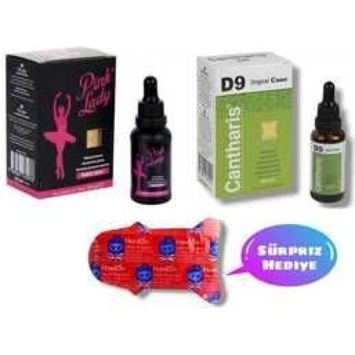 Pink Lady Kadın + Cantharis D9 Kadın & 6 Lı Hediye