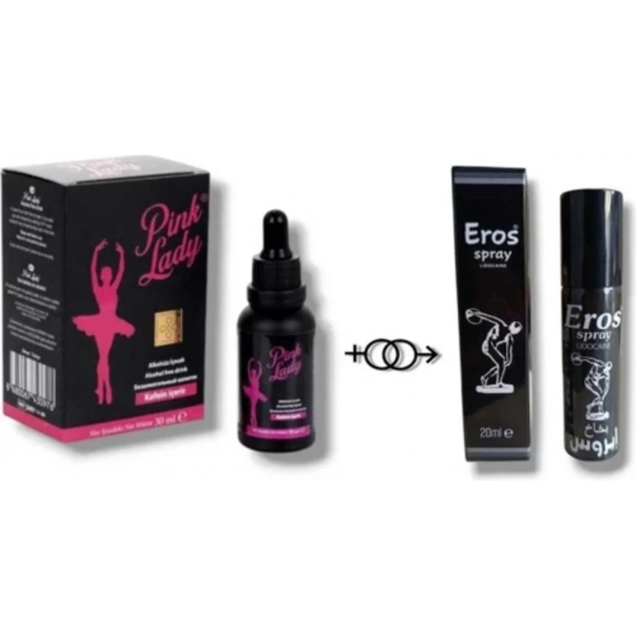 Pink Lady Kadınlara Özel Damla + Eros Sprey