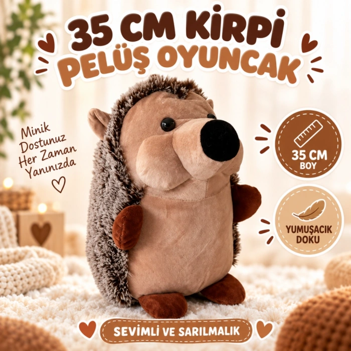PL62193 35 CM KİRPİ PELUŞ OYUNCAK