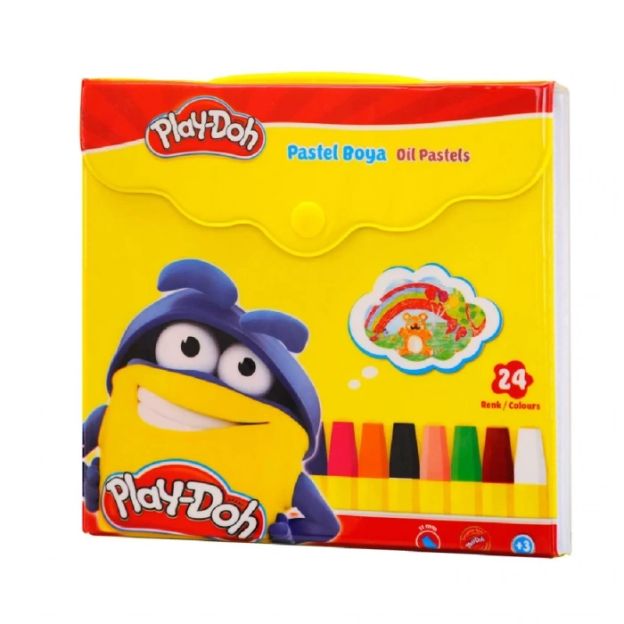 Play-Doh Pastel Boya Çantalı 24 Renk
