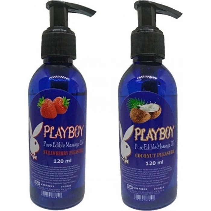 Playboy Aromaterapi Çilek ve Hindistancevizi Aromalı Masaj Yağı