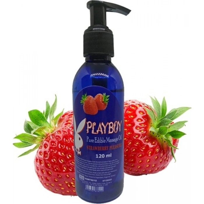 Playboy Aromaterapi Çilek ve Nane Aromalı Masaj Yağı