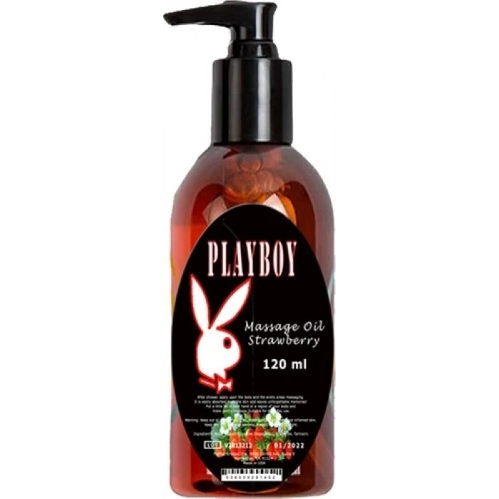 Playboy  Aromaterapi Masaj Yağı Çilekli Playboy 120 ml