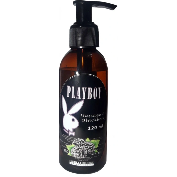Playboy Black Berry Aromaterapi  120 ml Böğürtlenli Masaj Yağı