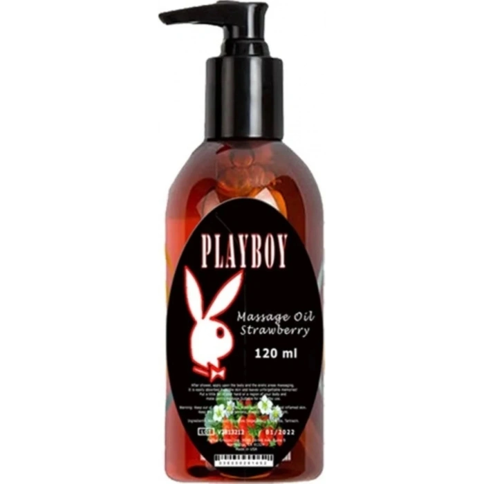 Playboy Çilek Aromalı Masaj Yağı 120 ml