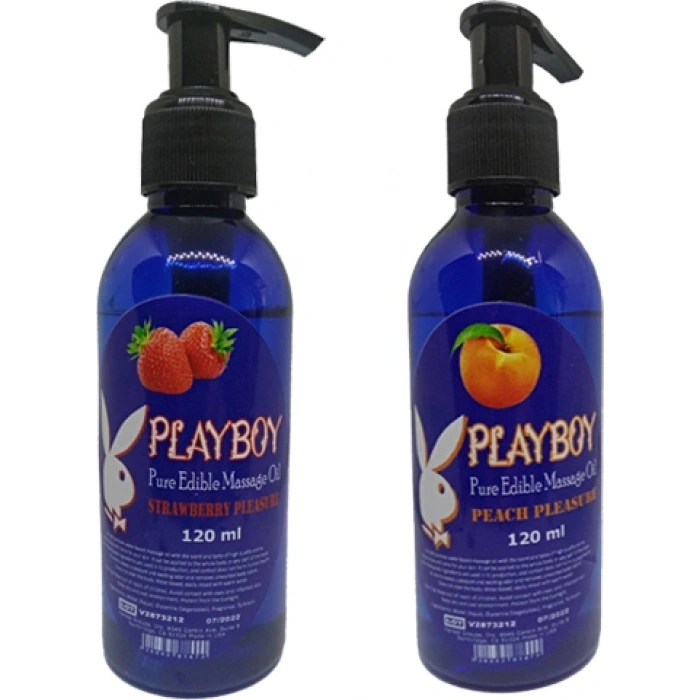 Playboy Çilek ve Şeftali Aromalı Masaj Yağı