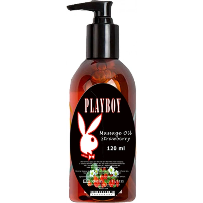 Playboy Çilekli 120 ml _ Aromaterapi Masaj Yağı Çilekli Playboy  120ML Strawberry Massage Oil