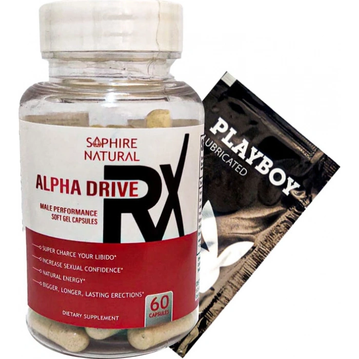 Playboy Jel + Alpha Drive Soft Erkeklere Özel Soft Jel Formunda 60lı