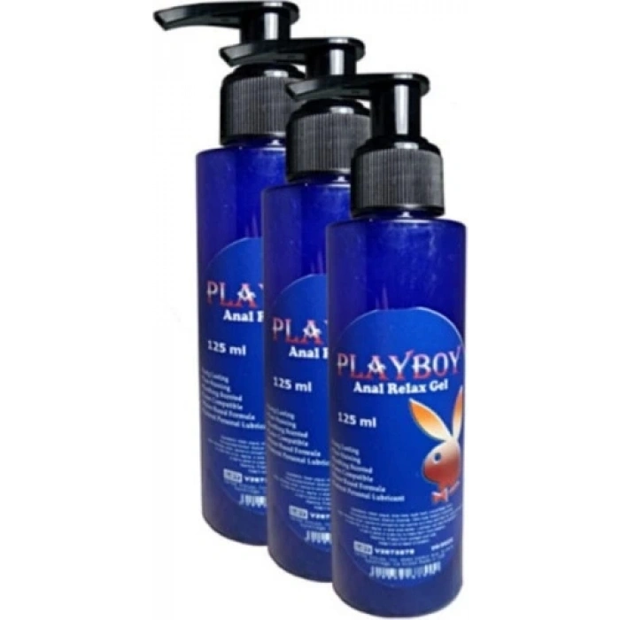 Playboy Lubricant Relax Gel 125 ml Gel 3 Adet