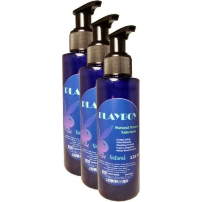 Playboy Natural Personal Lubricant 125ML 3 Adet
