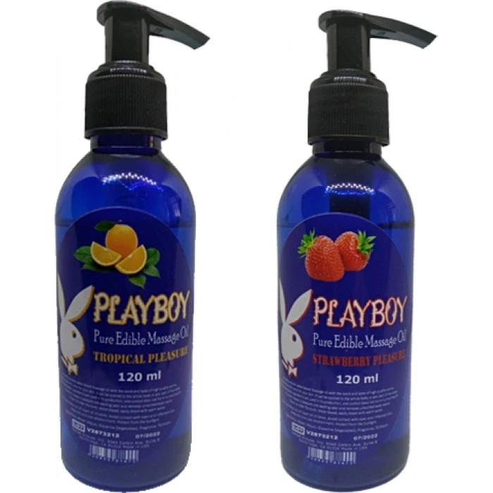 Playboy Portakal ve Çilek Aromalı Masaj Yağı