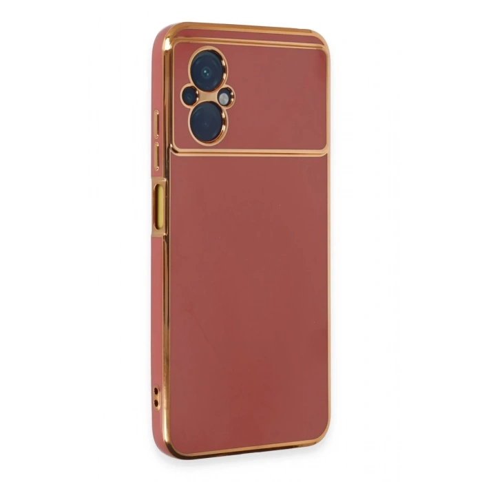 Xiaomi Poco M5 Kılıf Volet Silikon - Kırmızı