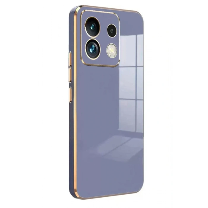 Xiaomi Poco M6 Pro 4G Kılıf Volet Silikon - Mavi