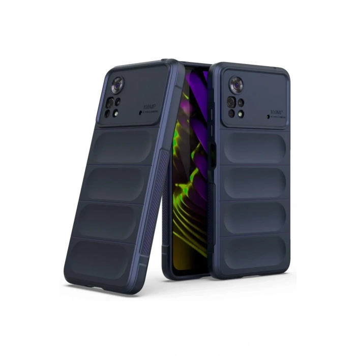 Xiaomi Poco X4 Pro 5G Kılıf Optimum Silikon - Lacivert