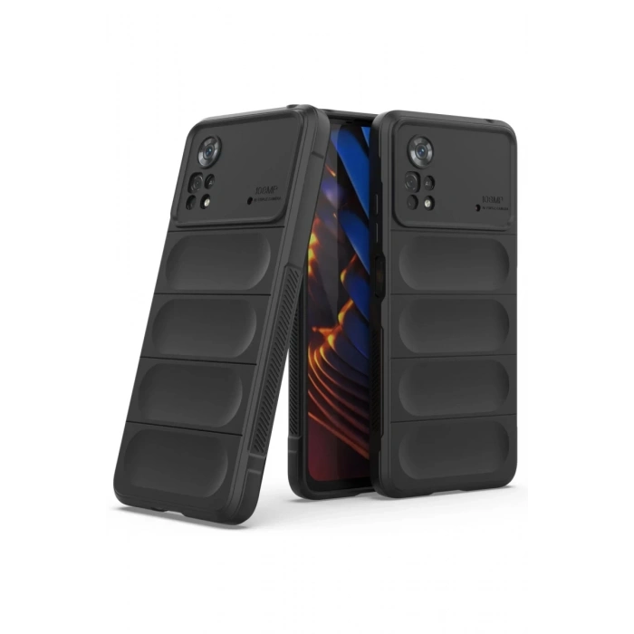 Xiaomi Poco X4 Pro 5G Kılıf Optimum Silikon - Siyah