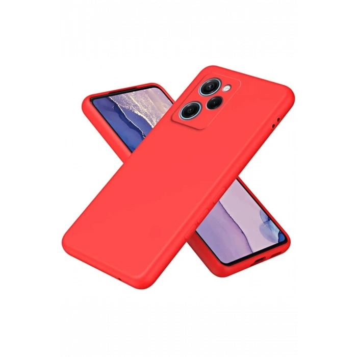 Xiaomi Poco X5 Pro 5G Nano içi Kadife Silikon - Kırmızı