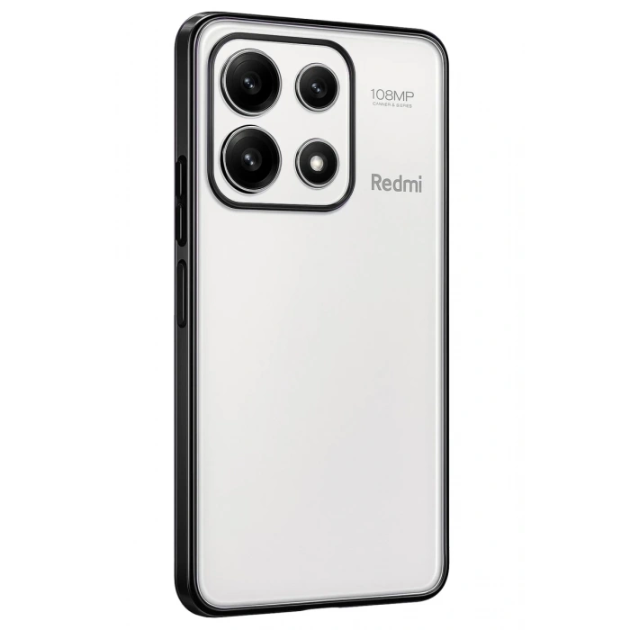 Xiaomi Poco X6 Pro Kılıf Lensli Silikon - Siyah