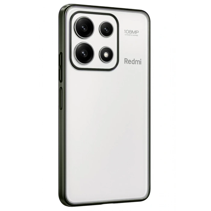 Xiaomi Poco X6 Pro Kılıf Lensli Silikon - Yeşil