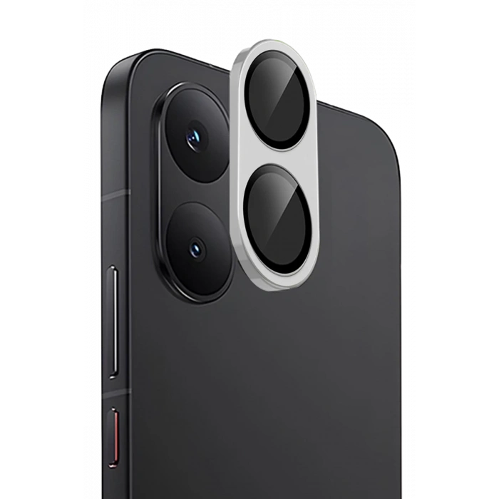 Xiaomi Poco X8 Pro Max Raze Metal Kamera Lens - Gümüş