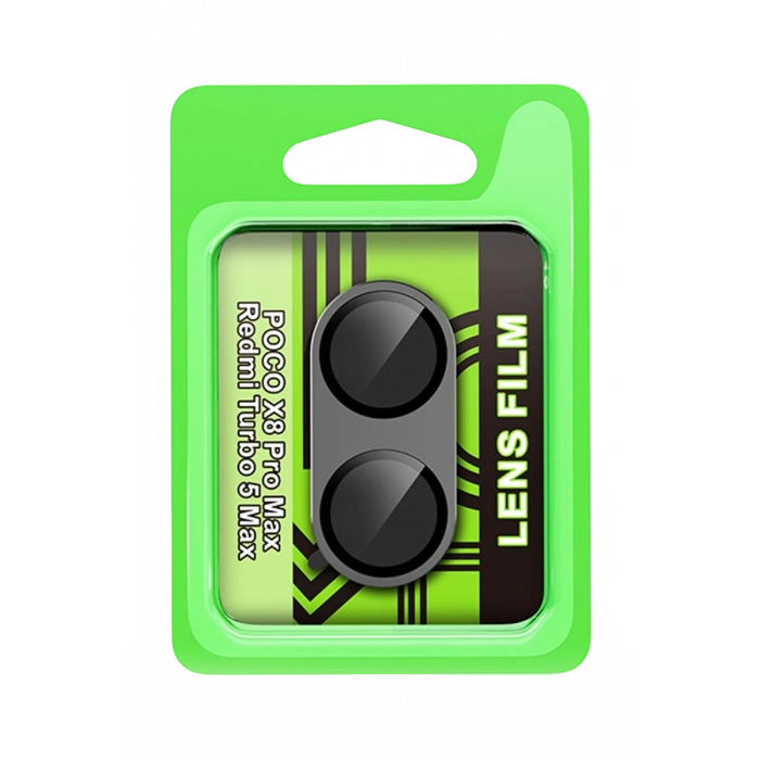 Xiaomi Poco X8 Pro Max Raze Metal Kamera Lens - Siyah