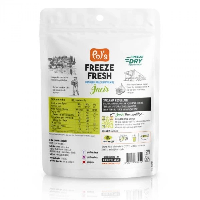 Pol’s Freeze Fresh İncir 20 Gr