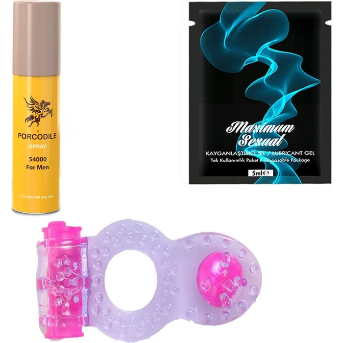 Porcodile For Men Sprey Ring Maximum Sexual jel