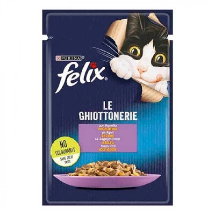 Pouch Kuzu Etli Yetişkin Kedi Konservesi 85 Gr