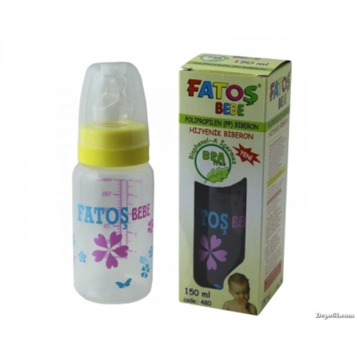 PP Plastik Biberon 150 ml