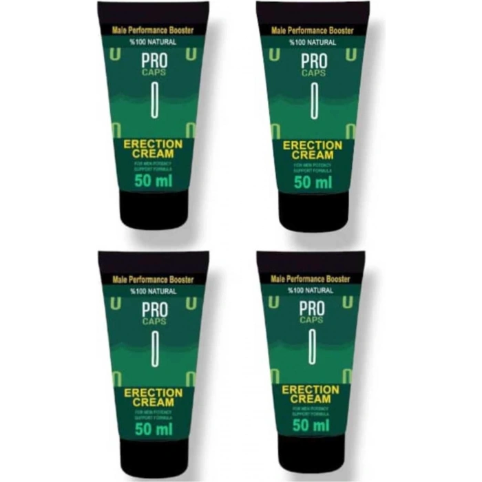 Pro Caps Cream 50 ml Erkeklere Özel Krem x 4 Adet