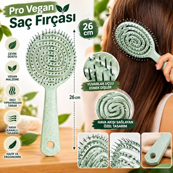 Pro Vegan Saç Fırçası 26