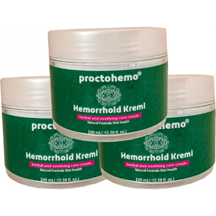 Proctohemo Hemorroidin Cream 150 ml 3 Adet Birden