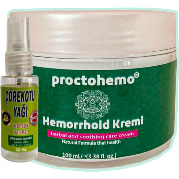 Proctohemo Krem 100 ml + Çörek Otu Yağı 30 ml