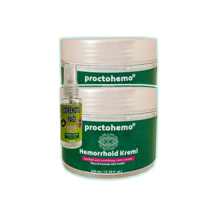 Proctohemo Krem 100 ml x 2 adet + Çörek Otu Yağı 30 ml