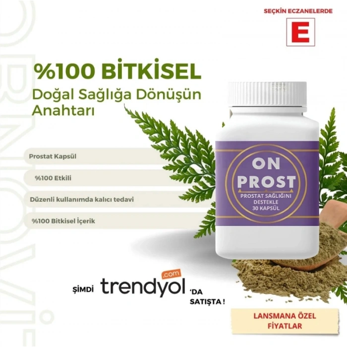 Prost Prostat1 Kapsül %100 Bitkisel 30lu Gıda Takviyesi