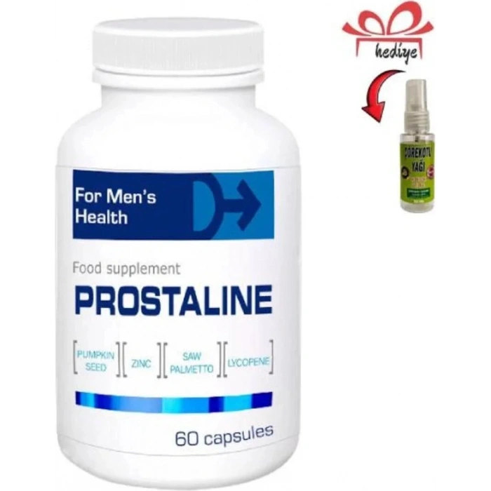 Prostaline Erkeklere Özel 60lı x 1 Adet Çörekotu Yağı