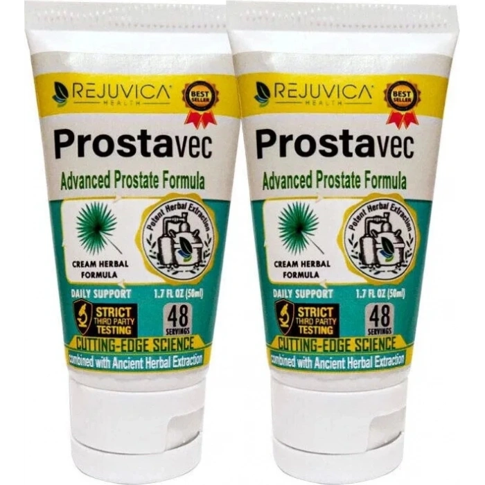 Prostavec Cream 50 ml 2 Adet / Erkeklerin Özel Leyici Krem