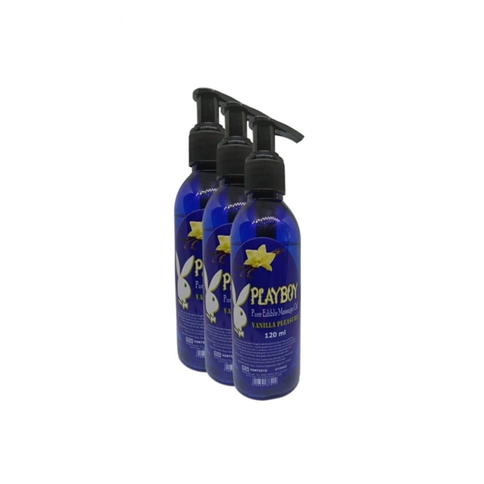 Pure Aromaterapi Massage Oil 120ml Vanilya Aromalı Masaj Yağı 3 Adet