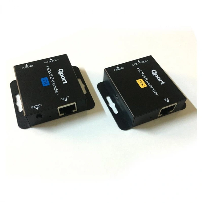 Q-HEX2 HDMI EXTENDER CAT6 60M 2 Lİ PAKET (ADAPTÖR DAHİL)