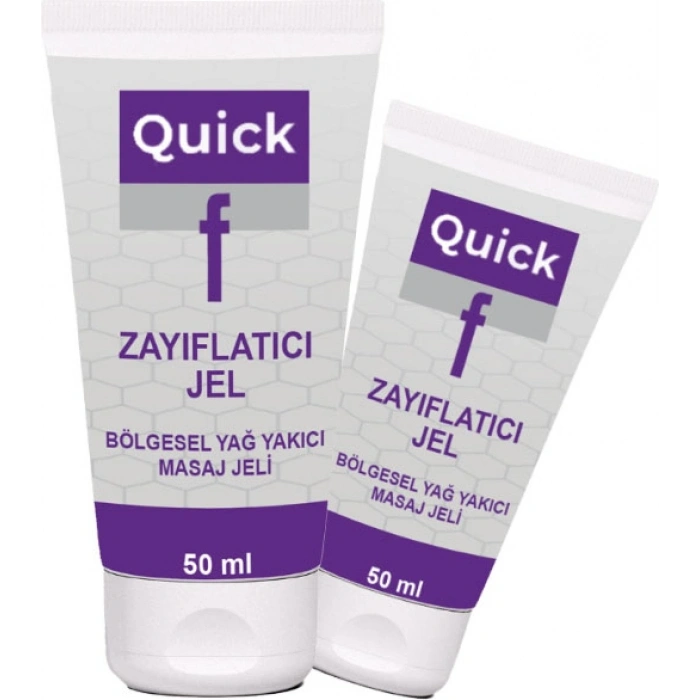 Quickf Gel 50 ml 2 Adet Hafifliğin Anahtarı
