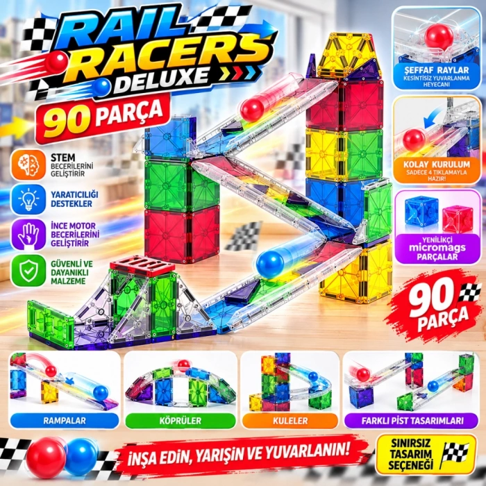 Rail Racers Deluxe 90 Parça