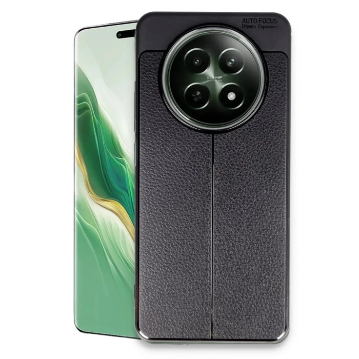 Realme 12 5G Uyumlu Kılıf Auto Focus Kapak - Siyah