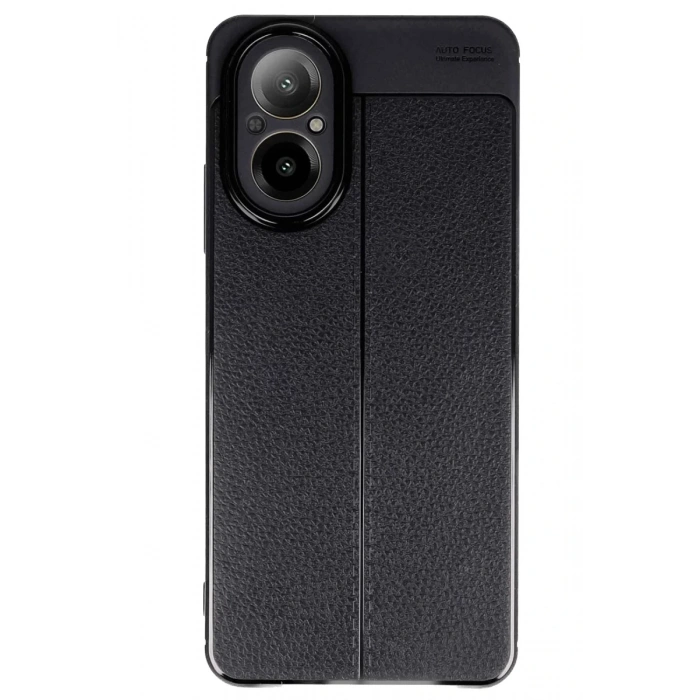 Realme 12 Lite Uyumlu Kılıf Auto Focus Kapak - Siyah