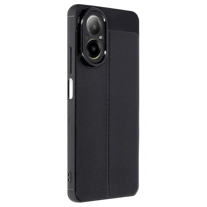 Realme 12 Lite Uyumlu Kılıf Auto Focus Kapak - Siyah