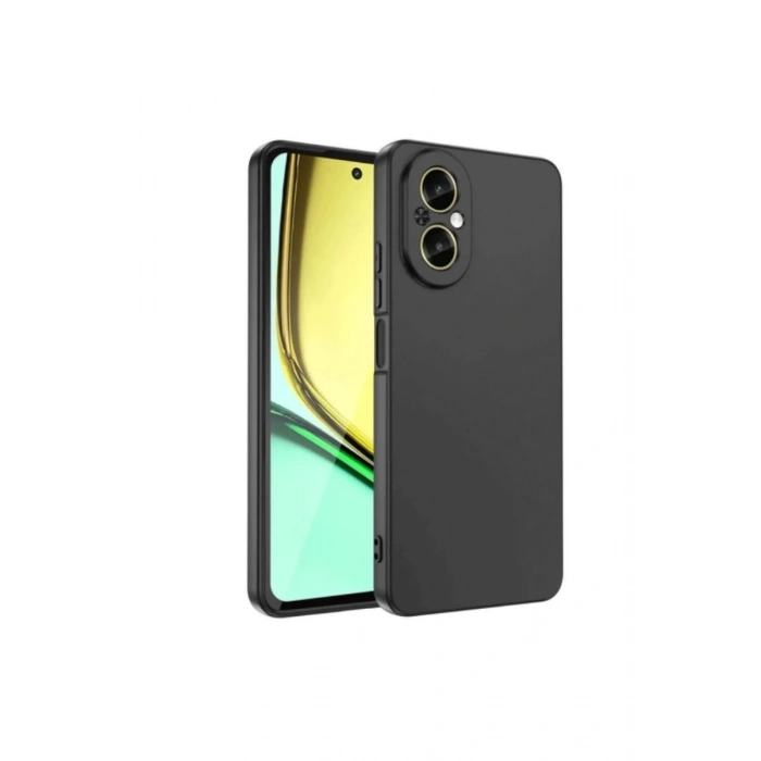 Realme 12 Lite Uyumlu Kılıf First Silikon - Siyah