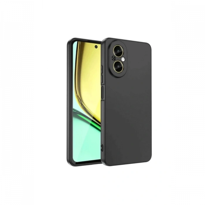 Realme 12 Lite Uyumlu Kılıf First Silikon - Siyah