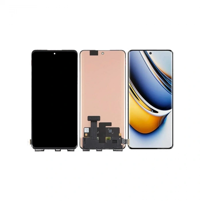 Realme 12 Pro Plus Uyumlu Ekran Dokunmatik OLED (Siyah)